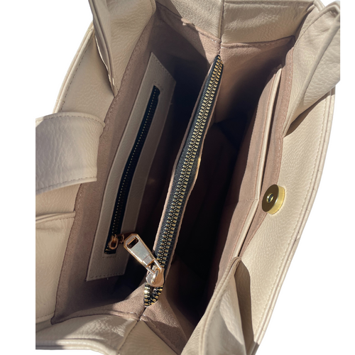 TOTE CHICA BEIGE